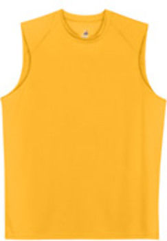 Badger Sleeveless B-Dry Tee Gold 3XL