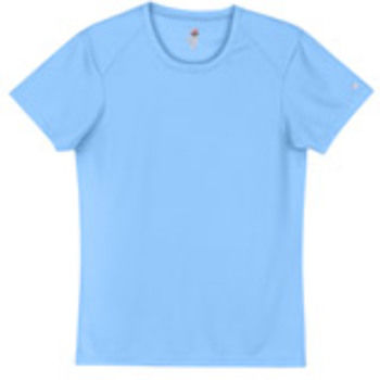 Badger Ladies' Tee Columbia Blue M