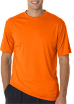 Badger Adult B-Core Short-Sleeve Performance Tee Safety Orange 3XL