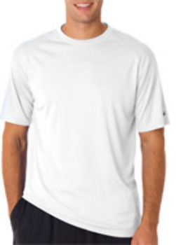 Badger Adult B-Core Short-Sleeve Performance Tee White 3XL