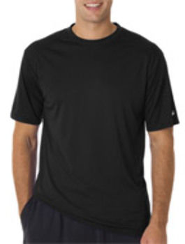 Badger Adult B-Core Short-Sleeve Performance Tee Black 2XL