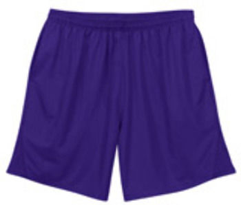 Badger Adult 9"" BT5 Trainer Shorts With Pockets Purple L