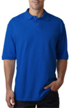 Jerzees Men's Ring-Spun Cotton Pique Polo Royal XL