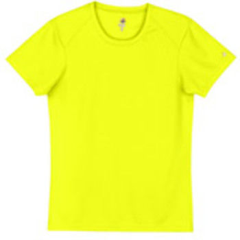 Badger Ladies' Tee Safety Yellow Green L