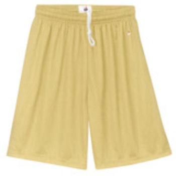 Badger Performance 9"" Shorts Vegas Gold S