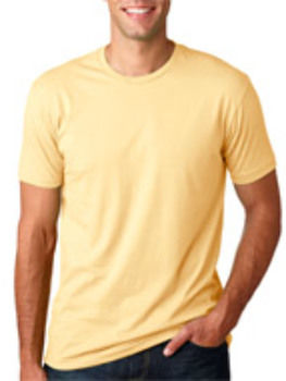 Next Level Premium Fitted Short-Sleeve Crew Banana Cream L