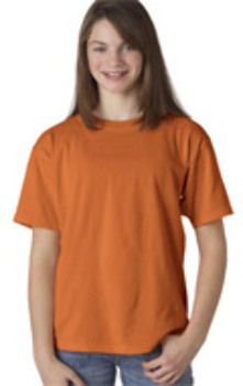 Chouinard Youth Ring-Spun Cotton Tee, Burnt Orange PgmDye, L