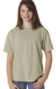 Chouinard Youth Ring-Spun Cotton Tee, Sandstone PgmDye, M