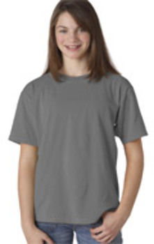 Chouinard Youth Ring-Spun Cotton Tee, Grey PgmDye, XS