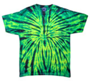 tie dye Youth Tie-Dyed Cotton Tee, Wild Spider, S