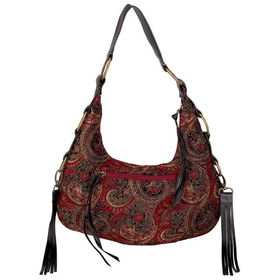 Gigi Chantal&trade; Small Red Tapestry Purse with Tasselsgigi 