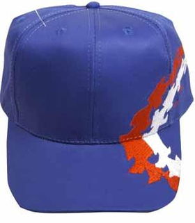 Caps Cotton Royal / Red / White Embroidered Case Pack 144caps 