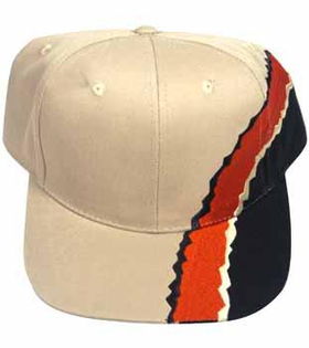 Caps Cotton Khaki / Red / Black Embroidered Case Pack 144caps 