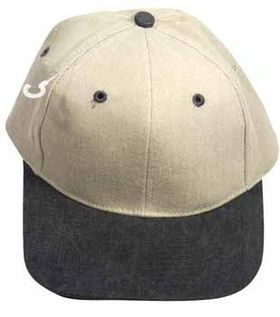 Caps Cotton Black / Khaki Case Pack 144caps 