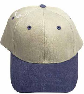 Caps Cotton Navy / Khaki Case Pack 144caps 