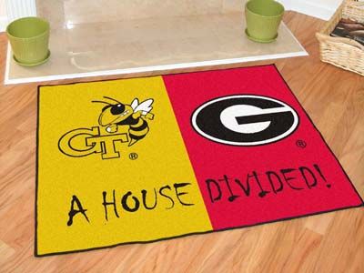 Georgia Tech - Georgia House Divided Rugs 34""x45""georgia 