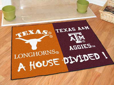 Texas - Texas A&M House Divided Rugs 34""x45""texas 