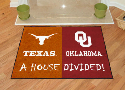 Texas - Oklahoma House Divided Rugs 34""x45""texas 