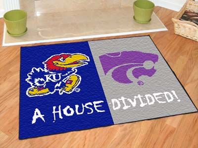 Kansas - K-State House Divided Rugs 34""x45""kansas 