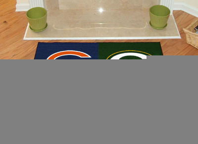 Chicago Bears - Green Bay Packers House Divided Rugs 34""x45""chicago 