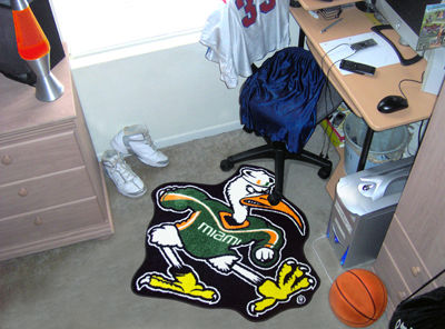 Miami Mascot Mat Approx. 3 ft x 4 ftmiami 