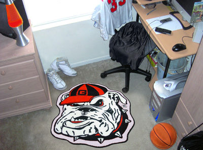 Georgia Mascot Mat Approx. 3 ft x 4 ftgeorgia 