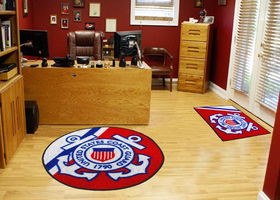 US Coast Guard 44 Roung Rugs 44 diametercoast 