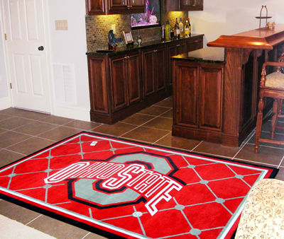 Ohio State Rug 4x6 46""x72""ohio 