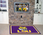 Louisiana State Rug 4x6 46""x72""