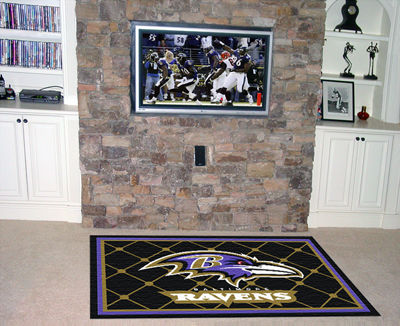 Baltimore Ravens Rug 4x6 46""x72""baltimore 