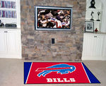 Buffalo Bills Rug 4x6 46""x72""