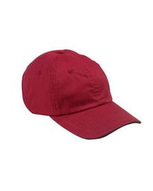 6-Panel Unstructured Cap with Sandwich Billpanel 