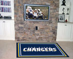 San Diego Chargers Rug 4x6 46""x72""