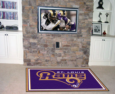 St Louis Rams Rug 4x6 46""x72""louis 