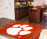 Clemson Rug 4x6 46""x72""