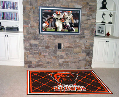 Cleveland Browns Rug 5x8 60""x92""cleveland 