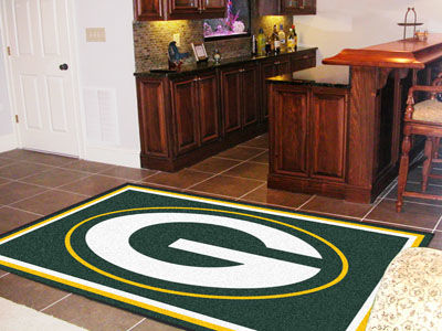 Green Bay Packers Rug 5x8 60""x92""green 