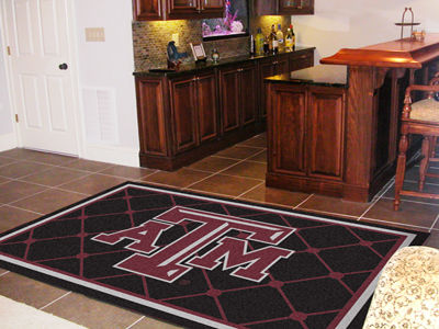 Texas A&M Rug 5x8 60""x92""texas 