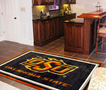 Oklahoma State Rug 5x8 60""x92""