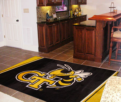 Georgia Tech Rug 5x8 60""x92""georgia 