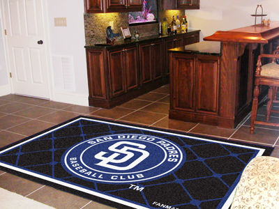 San Diego Padres Rug 5x8 60""x92""san 