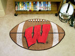 Wisconsin Football Rug 22""x35""