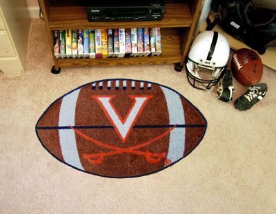 Virginia Football Rug 22""x35""virginia 