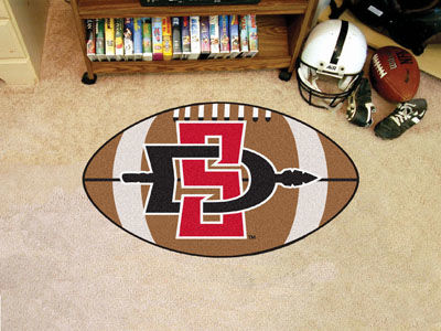 San Diego State University Football Rug 22""x35""san 