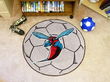 Delaware State Soccer Ball Rug 29 diameter