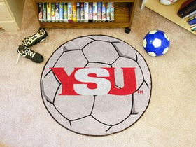 Youngstown State Soccer Ball Rug 29 diameteryoungstown 