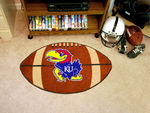 Kansas Football Rug 22""x35""