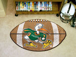 Miami Football Rug 22""x35""