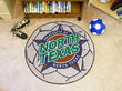 North Texas Soccer Ball Rug 29 diameter