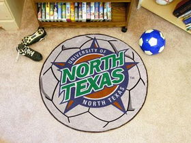 North Texas Soccer Ball Rug 29 diameternorth 